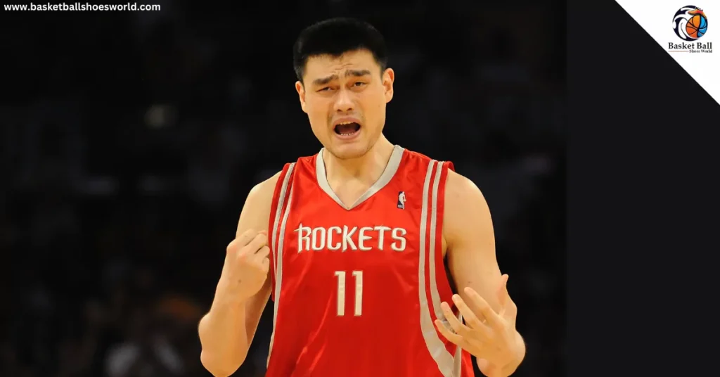 Yao Ming has a shoe size of 18 US