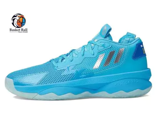 adidas dame 8 blue basketball shoes